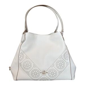 NWOT Coach Edie Stud Chalk/White 2015 Limited Edition Gold Stud